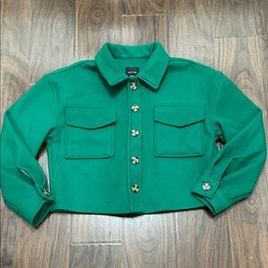 Love Tree Emerald Utility Jacket Blazer